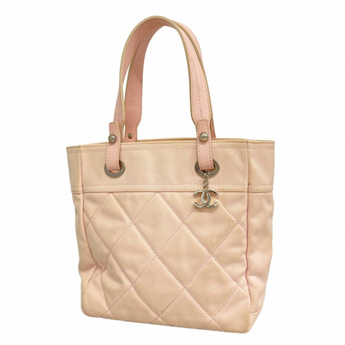 Chanel Paris Biarritz Canvas Tote Bag, Pink, Women's