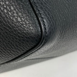 Gucci Swing Tote Bag, Leather, Black, 354408, Women's