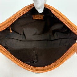 Gucci logo shoulder bag, Abbey, leather, brown, 268637, women's