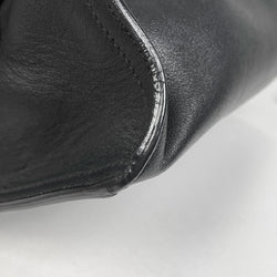 Saint Laurent Cabas Small 2-Way Leather Handbag, Black, 394461, Women's