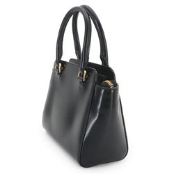Prada PRADA 2-way Hand Shoulder Handbag Leather Nero Black 1BA380 Bag