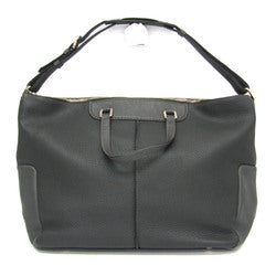 DIOR Tod's 2-way Bag Women Leather Handbag,Shoulder Bag Dark Gray