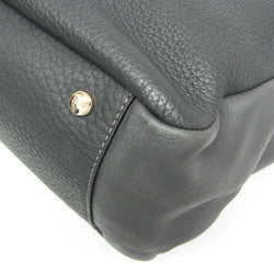 DIOR Tod's 2-way Bag Women Leather Handbag,Shoulder Bag Dark Gray